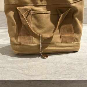 Tan Canvas Tote Bag